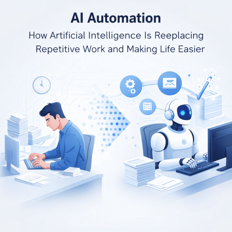 AI Automation – How Artificial Intelligence Is Replacing Repetitive Work and Making Life Easier